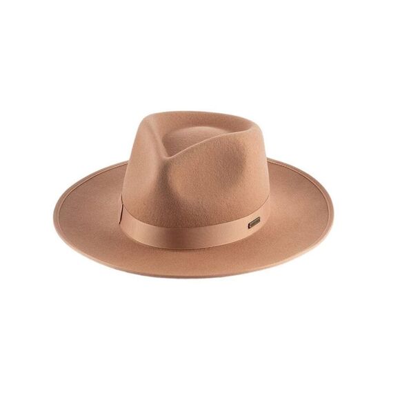 Gigi Pip Women\'s Tan Australian Wool Monroe Rancher Hat